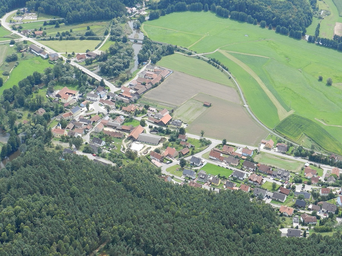 Schwarzachtal Luftaufnahme